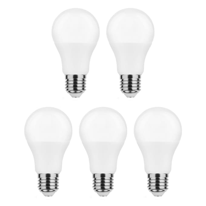 Modee E27 LED Lamp 8.5W - 806lm - 6000K - Daglicht Wit - LED Globe A60 - Vervangt 60W Halogeen Gloeilamp - 5 stuks