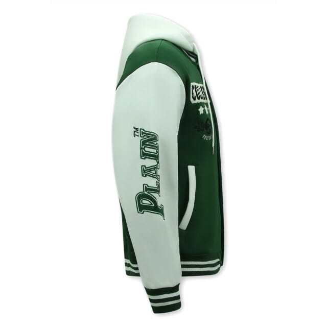 Baseball vest met Capuchon - 905 - Groen