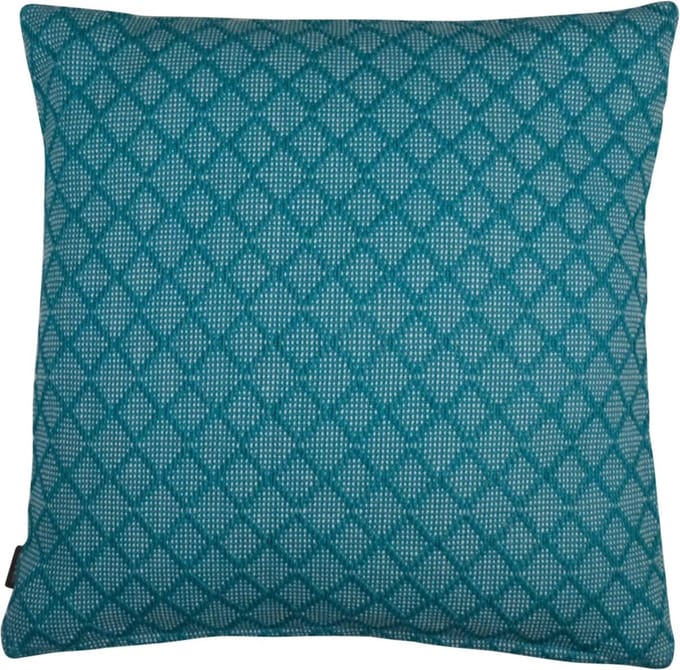 Linen & More -Sydney kussen blauw groen -60x60cm
