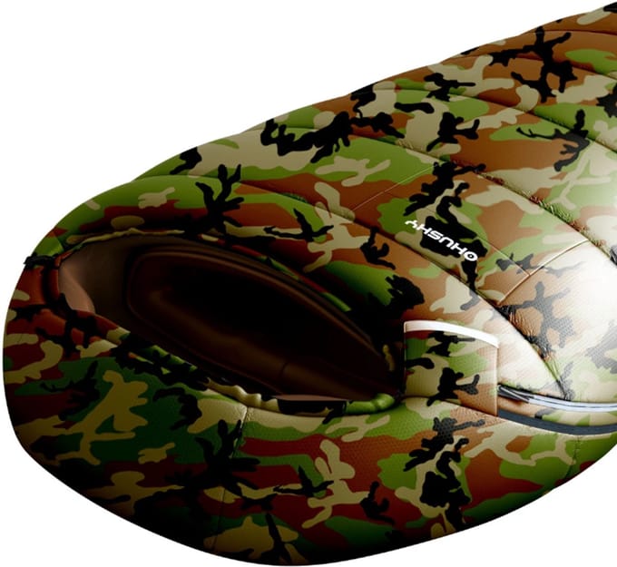 Husky mummyslaapzak voor kinderen Junior Army -10°C 2024 - 190 cm - Camo Groen