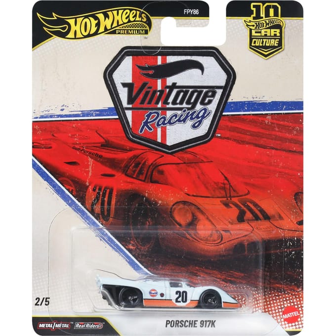 Hot Wheels Car Culture Vintage Racing - Porsche 917K