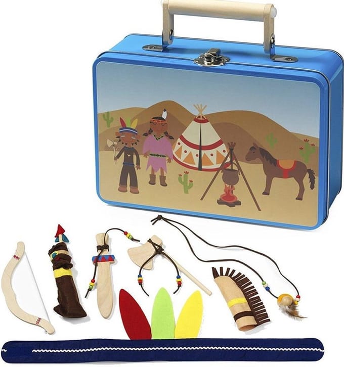 Simply for Kids 22743 Tinnen Indianen Koffertje