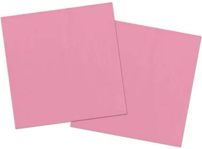 Folat - Servetten - Baby Roze - 33 x 33 cm (20 stuks)