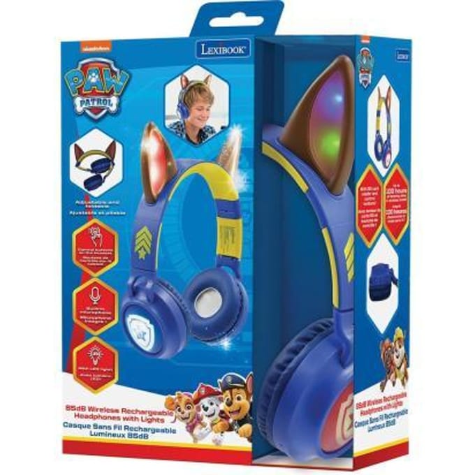 3D Paw Patrol design Bluetooth® en Bedrade Opvouwbare Koptelefoon met veilige volumebeperking