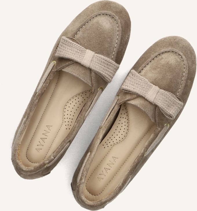 AYANA Ay3000 Mocassins Dames - Instappers - Taupe - Maat 38