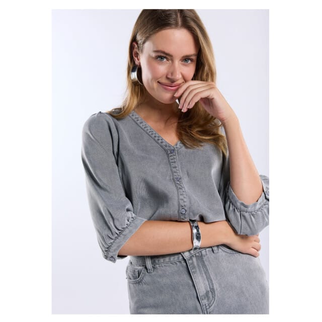 Freebird Blouse  Grijs Basha
