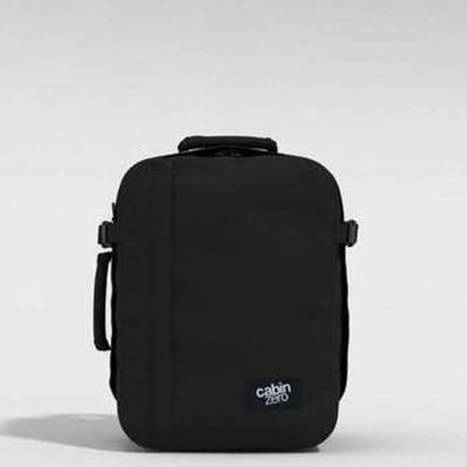 CabinZero Handbagage Reistas / Rugzak Combi - Classic Tech 28 - Zwart