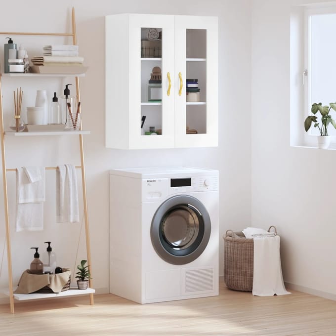 vidaXL - Bovenkast - 69,5x34x90 - cm - wit