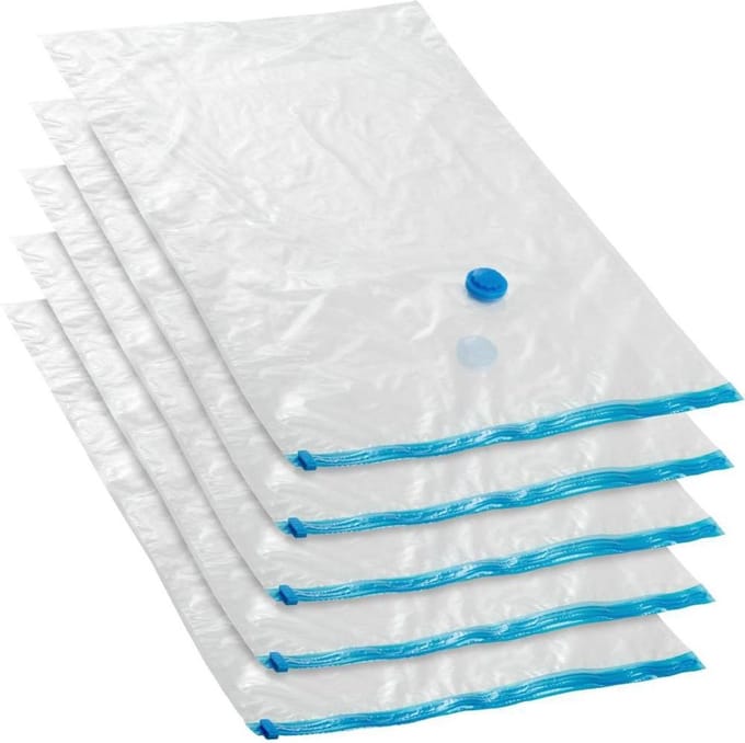 TecTake -  5 Vacuümzakken L (60 x 95 cm) - 402522