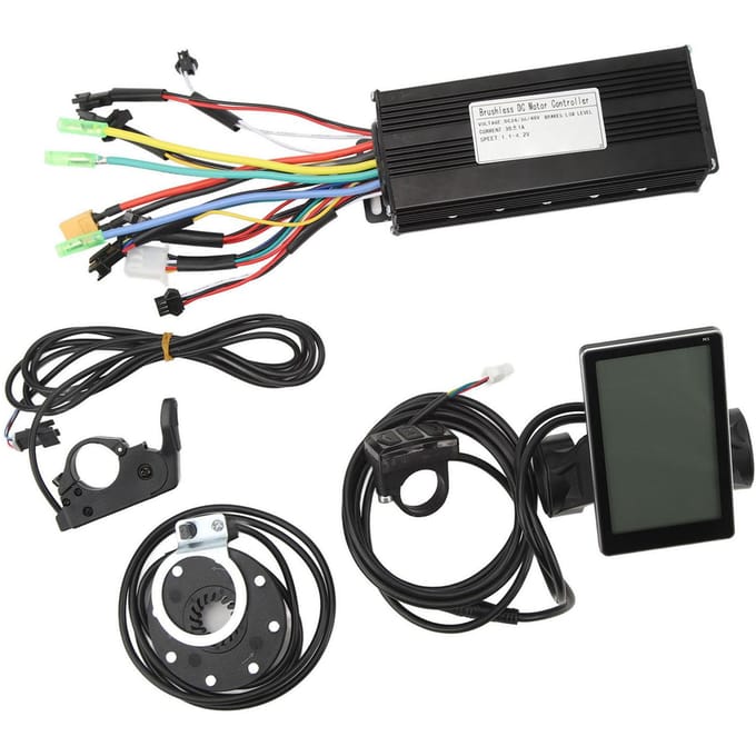 30A Sinusgolf 3 Modi Motorcontroller LCD M5 Displaypaneel Duimgas Elektrische Fiets Lithium gray