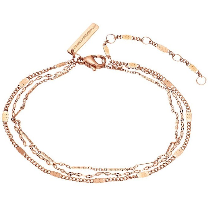 Liebeskind dames edelstaal One Size Roségoud 32014936