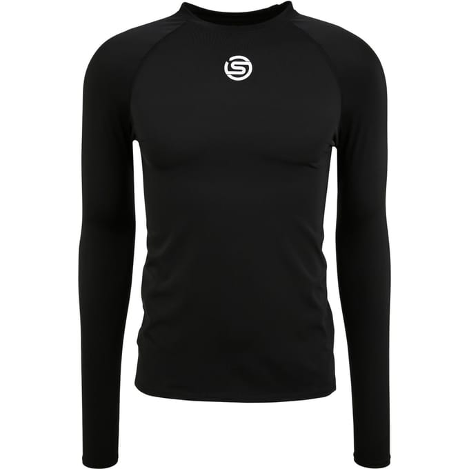 Skins Heren Series-1 Regular Base Layer Top met lange mouwen (Zwart)