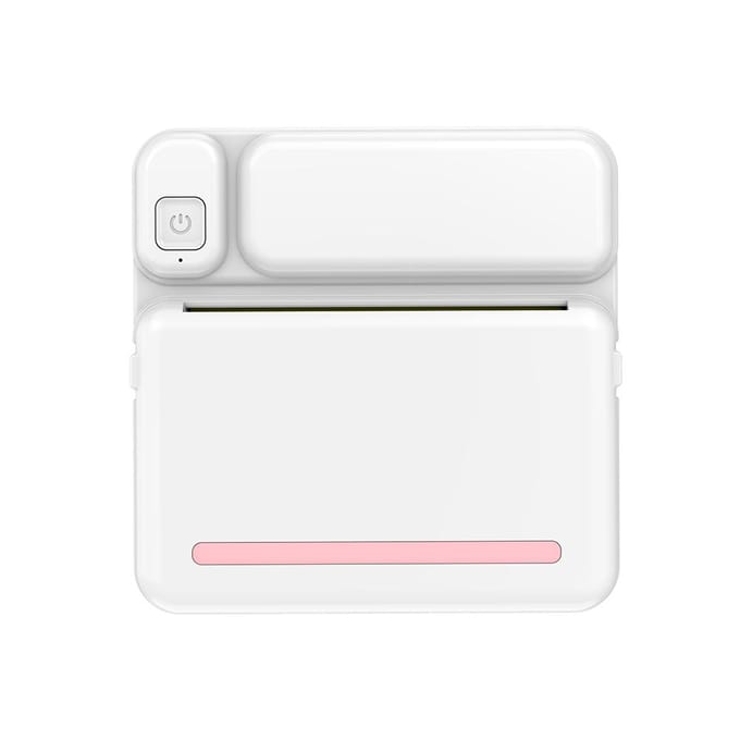 Draagbare miniprinter Studentenstudieprinter Etiketten Handige thermische printer Mobiele telefoon BT roze