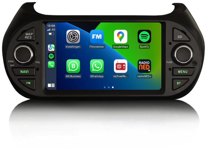 Carplay autoradio voor Citroen Nemo | 2008 t/m 2019 | Android 13 | Draadloos Apple Carplay & Android auto | 2GB + 32GB | 8-Core processor | Davilon | 2025 model | 2008 2009 2010 2011 2012 2013 2014 2015 2016 2017 2018 2019 | Bluetooth & Wifi