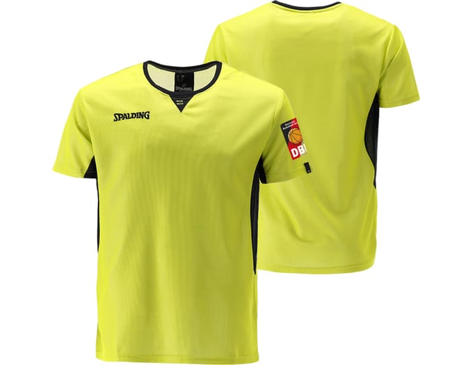 Spalding Dbb Offizielles Referee Scheidsrechtershirt Geel