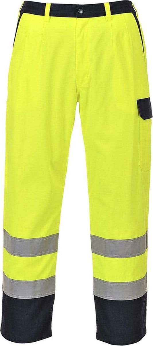 Portwest Bizflame Work Hi-Vis Broek FR92 - Geel - S