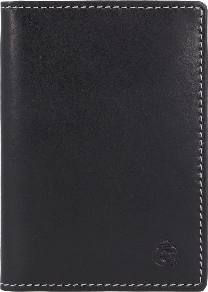 Esquire Dallas Kredietkaart etui RFID-bescherming Leer 7.5 cm - 10 Sleuven - schwarz