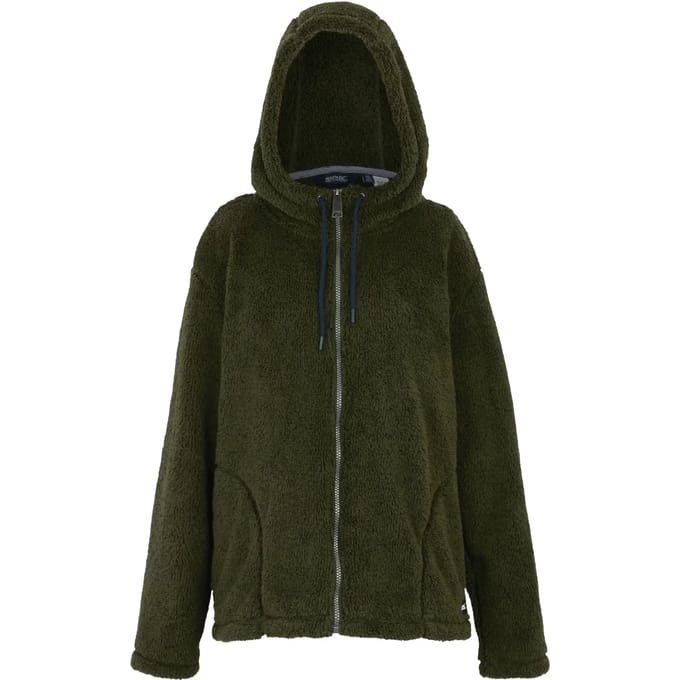 Orielle fluffy isolerend fleece vest met capuchon voor dames