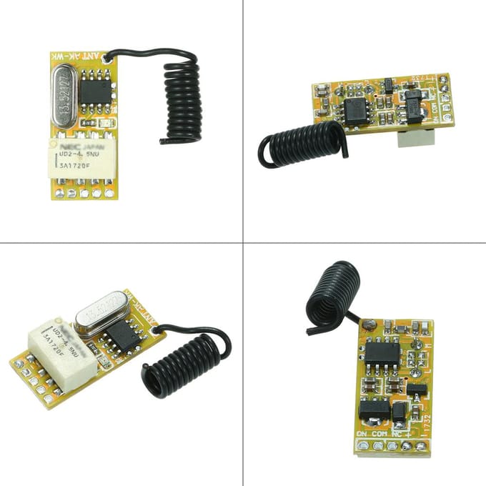 433Mhz 3.7-12V Universele Ontvanger Module 1CH RF Afstandsbediening Schakelrelais 1