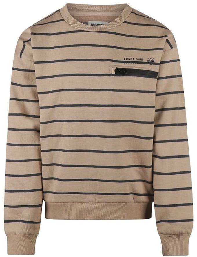 No Way Monday jongens trui loose fit Light grey