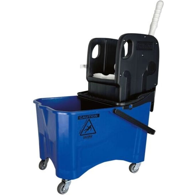 Mopwagen Kim Plus 30 liter blauw