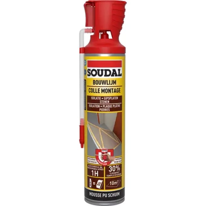Soudal Bouwlijm Genius Gun 600ml