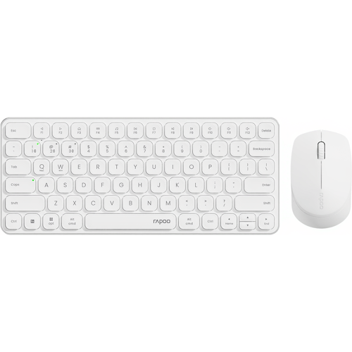 Rapoo 9010M Multi-Device Toetsenbord- en Muiscombinatie, 2,4 GHz/Bluetooth 5.0/4.0 Draadloze Toetsenbord- en Muisset voor Windows/Mac/Linux/Chrome,