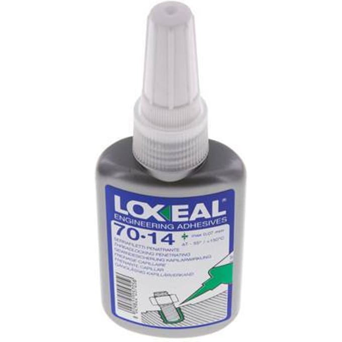 Loxeal Hoge Sterkte Schroefdraad Borger 50ml M 5 Max. Draadmaat 150 DegC Max Temp.