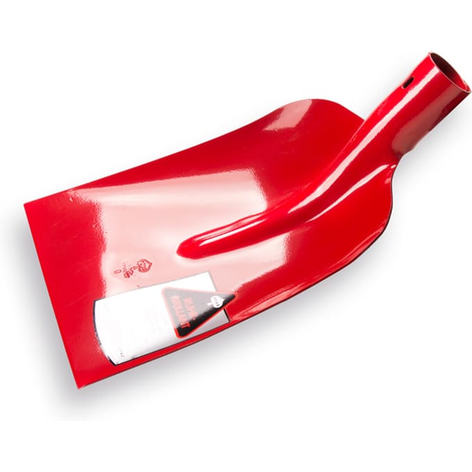 Betonschop RUHR-BRILLANT, extra gehard, rood gelakt ¾