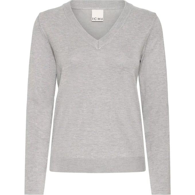 ICHI - IHLULS V-NECK LS - Dames - Gebreide truien