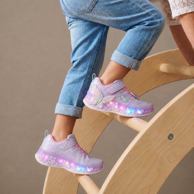 Skechers Skechers Lighted Butterfly Bliss Sneakers paars
