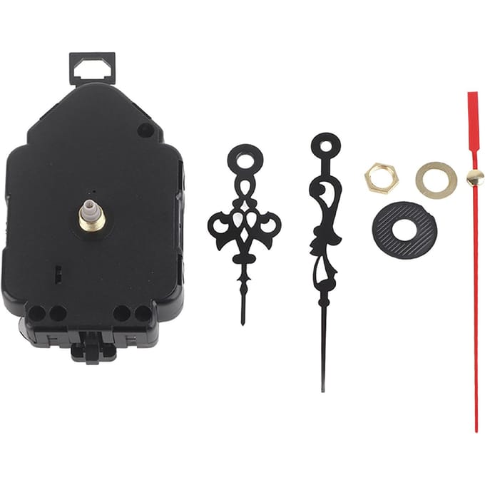 DIY Quartz Wandklokken Uurwerk Pendelmechanisme Huis Klok Reparatie Onderdelen Vervanging black