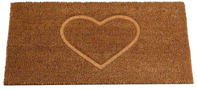 Smart Garden Products - Deurmat Kokos Hart - 45 x 75 cm
