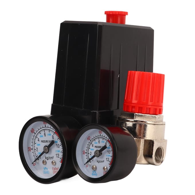 Luchtcompressor Drukschakelaar 0 180PSI Regelventiel Kit Vervangingsonderdelen Accessoires