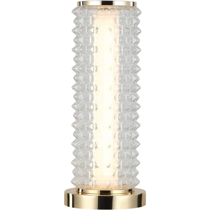 Viokef LED tafellamp Irma, goudkleurig/helder