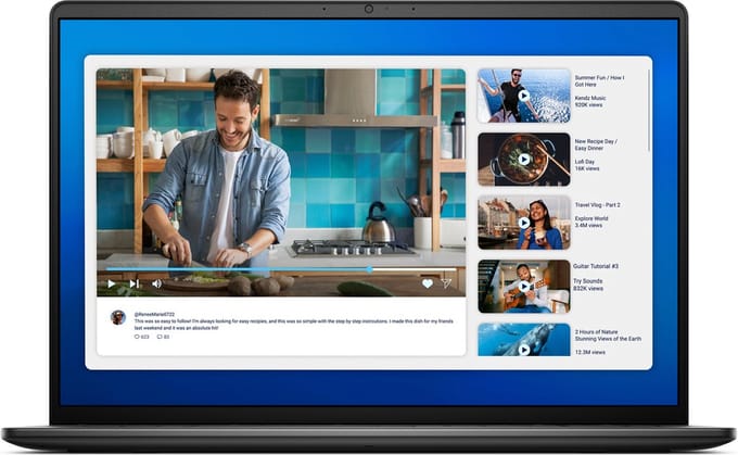 DELL DC16250 - Laptop - 16 inch - Intel Core 7 - 16GB/512GB