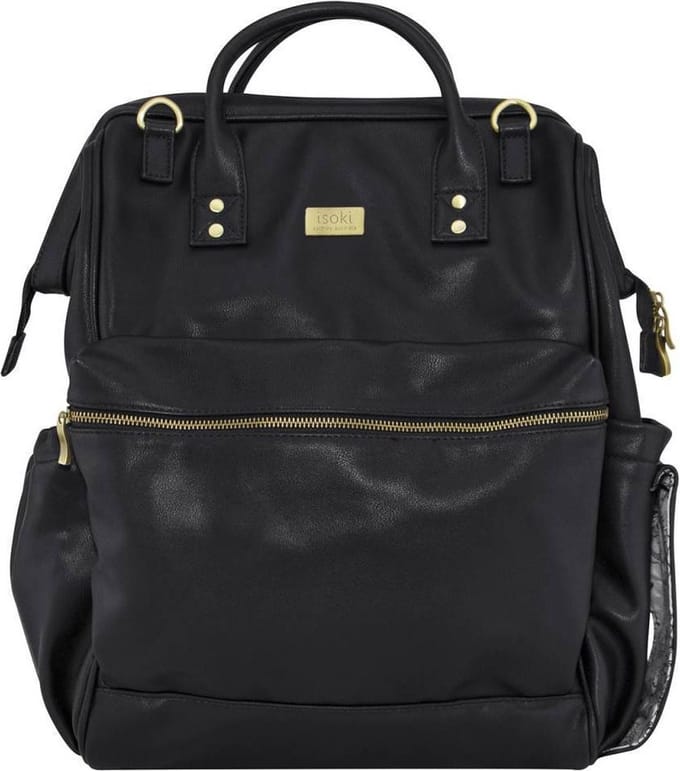Isoki Luiertas Byron Backpack - Toorak Zwart Zwart