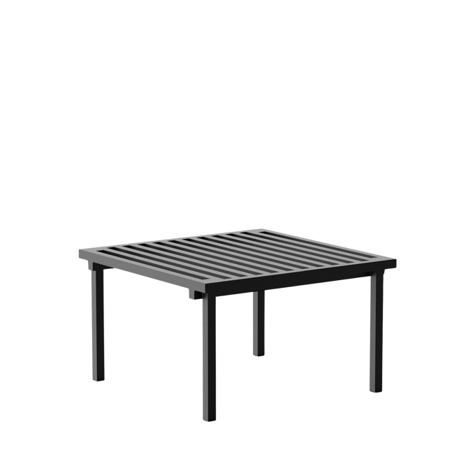 NINE 19 Outdoors Ottomann - black
