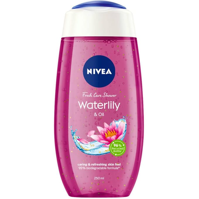 Nivea Caring Shower Gel Waterlily & Oil 250 ml
