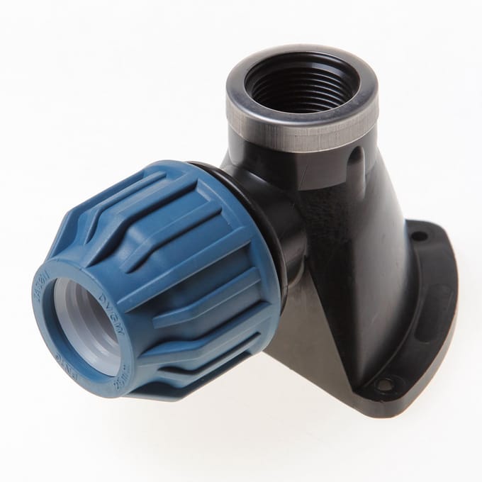 Muurplaat tyleen 3/4" binnendraads 25mm
