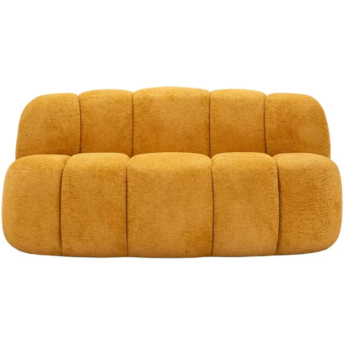 Bank Ball 2 Seat Sofa' Mustard 145×80×69 cm