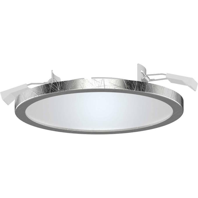 Lightme LED inbouwspot Aqua Pur Ø14,7cm zilver