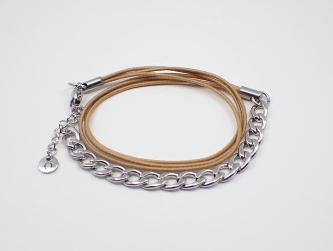 Colure® wikkelarmband jasseron robuust gourmet bruin