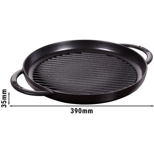 STAUB GRILL PANS - Pure Grill - Ø 300mm - Gietijzer - Zwart