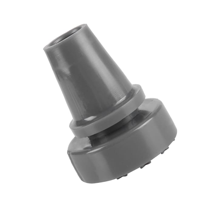 360 graden Draaiende Antislip Wandelstok Staande Rubberen Stok Kruk Pad Einde Onderste Tip Accessoire gray