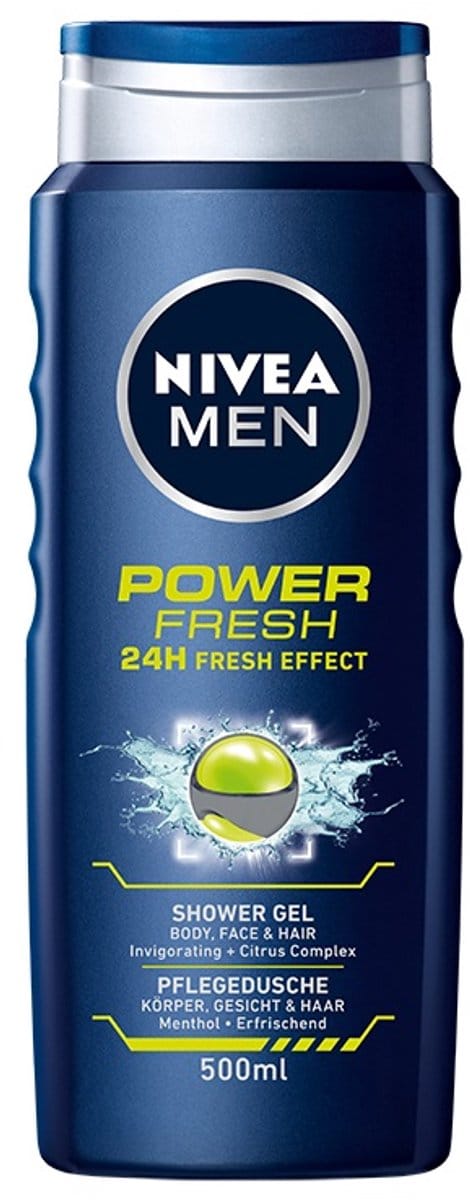 286556 Nivea Gel Douche Power Refresh 500