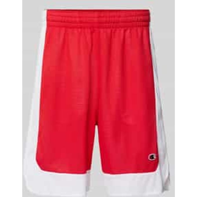 Loose fit korte broek met logobadge