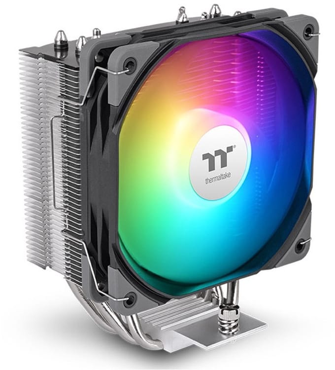 Thermaltake UX400 ARGB Air cooler CPU-koellichaam met ventilator Intel LGA 1851, Intel LGA 1700, Intel LGA 1200, Intel LGA 1156, Intel LGA 1151v2, Intel LGA