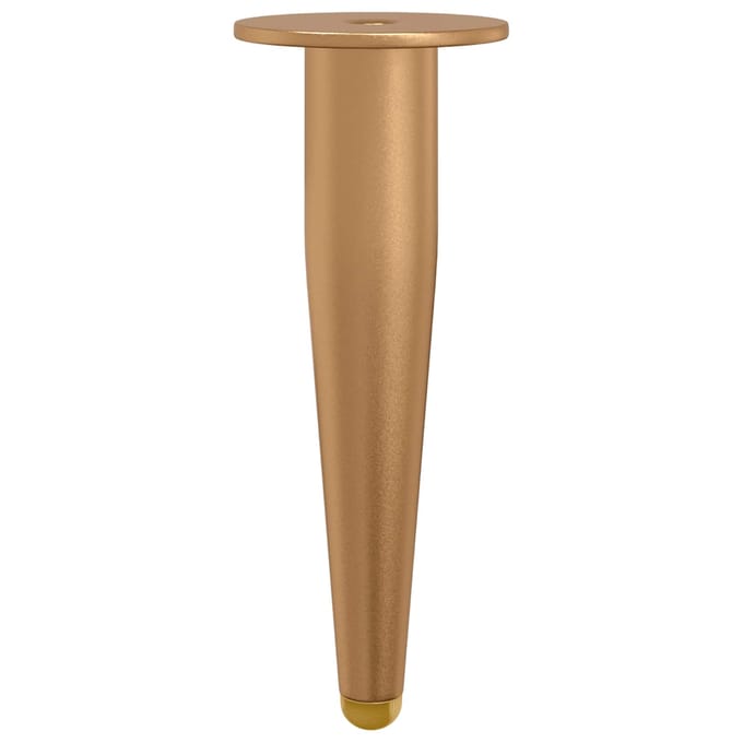 vidaXL Staande voeten 2 pcs Goud 98 x 40 mm IJzer