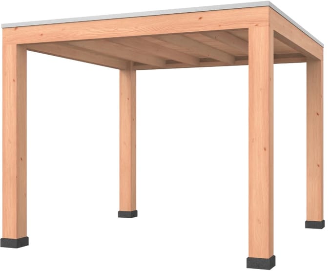 Douglas overkapping, 300 x 300, Westwood Modern Plus